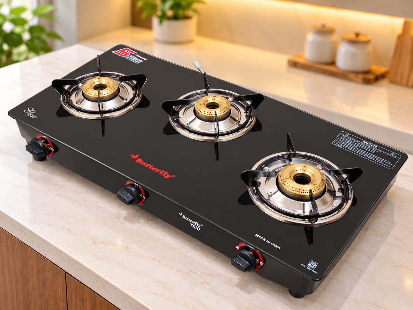 3B Trio Glass Top Stove